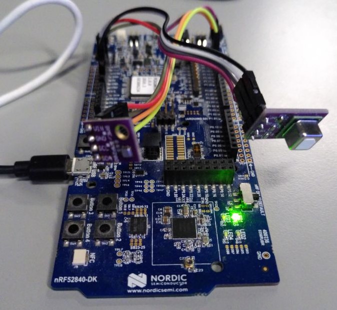 nRF52840 Development Kit with sensors